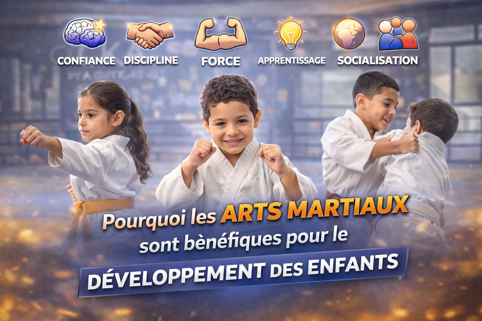 Pourquoi les arts martiaux sont bénéfiques pour le développement des enfants