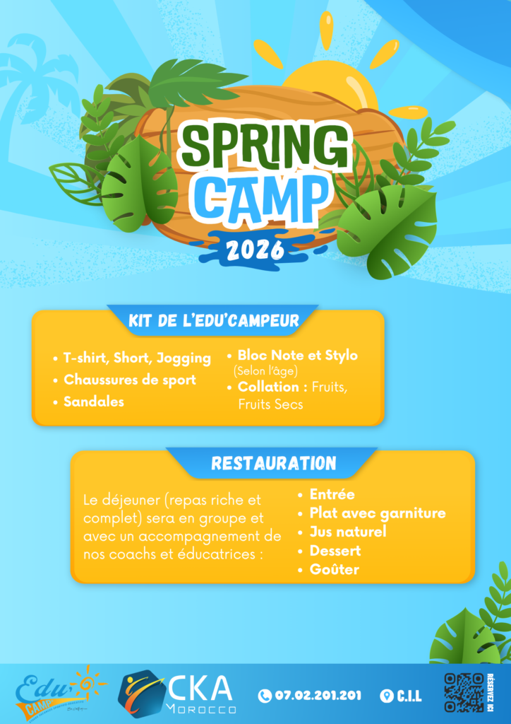Spring Camp Casablanca CKA MOROCCO